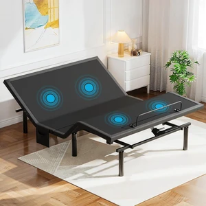 Pipishell Queen Adjustable Bed Frame with Massage, Electric Bed Base with Head & Foot Incline, USB-A & USB-C Ports, LED Under-Bed Lighting, 4 Leg Height Options, and Easy 3-Step Assembly Pipishell Queen Adjustable Bed Frame with Massage, Electric Bed Base with Head & Foot Incline, USB-A & USB-C Ports, LED Under-Bed Lighting, 4 Leg Height Options, and Easy 3-Step Assembly