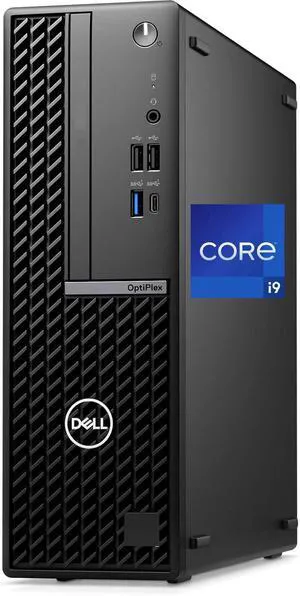 OptiPlex 7020 Desktop SFF Plus, Core i9-12900K, 64GB DDR5 RAM, 4TB NVMe SSD, Type-C, AX WiFi, Bluetooth, DisplayPort, HDMI, 7000 Small Form Factor Business Computer, Windows 11 Pro, Black OptiPlex 7020 Desktop SFF Plus, Core i9-12900K, 64GB DDR5 RAM, 4TB NVMe SSD, Type-C, AX WiFi, Bluetooth, DisplayPort, HDMI, 7000 Small Form Factor Business Computer, Windows 11 Pro, Black