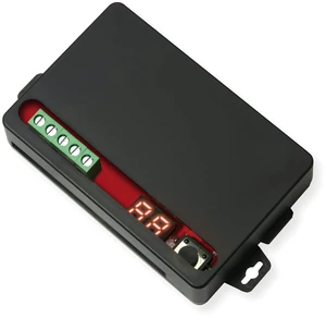 Seco-Larm SK-910RD1 RF Receiver, 1-Channel; 10-24 VAC/VDC, Range up to 500 feet or up to 1,000 feet with Optional Extended Range Antenna; Pushbutton Programming; Replaced SK-910RBQ Seco-Larm SK-910RD1 RF Receiver, 1-Channel; 10-24 VAC/VDC, Range up to 500 feet or up to 1,000 feet with Optional Extended Range Antenna; Pushbutton Programming; Replaced SK-910RBQ