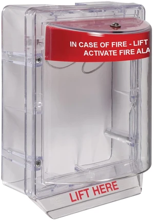 Safety Technology International, Inc. STI-1130 Stopper II with Horn, Clear Spacer and Protective Polycarbonate Cover Safety Technology International, Inc. STI-1130 Stopper II with Horn, Clear Spacer and Protective Polycarbonate Cover