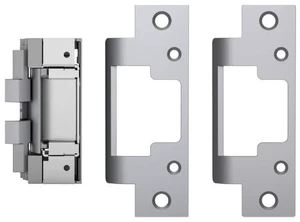 HES 8000C Complete Pac for Latchbolt Locks, Includes The 801 & 801A faceplates, Satin Stainless Steel (630), Dual Voltage (12/24 VDC/VAC) (1) HES 8000C Complete Pac for Latchbolt Locks, Includes The 801 & 801A faceplates, Satin Stainless Steel (630), Dual Voltage (12/24 VDC/VAC) (1)