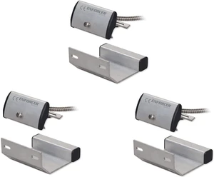 Seco-Larm SM-4201-LQ Pack of 3 Track-Mount Overhead Door Magnetic Contact Switches, Rugged Aluminum Housing, 36" Wire Leads, for Closed-Loop Circuits, 3" Gap, Weatherproof, Mounting Bracket Included Seco-Larm SM-4201-LQ Pack of 3 Track-Mount Overhead Door Magnetic Contact Switches, Rugged Aluminum Housing, 36" Wire Leads, for Closed-Loop Circuits, 3" Gap, Weatherproof, Mounting Bracket Included