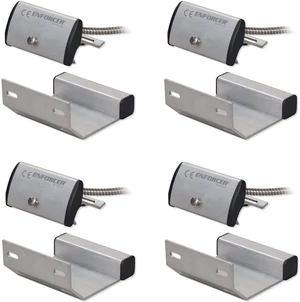 Seco-Larm SM-4201-LQ Pack of 4 Track-Mount Overhead Door Magnetic Contact Switches, Rugged Aluminum Housing, 36" Wire Leads, for Closed-Loop Circuits, 3" Gap, Weatherproof, Mounting Bracket Included Seco-Larm SM-4201-LQ Pack of 4 Track-Mount Overhead Door Magnetic Contact Switches, Rugged Aluminum Housing, 36" Wire Leads, for Closed-Loop Circuits, 3" Gap, Weatherproof, Mounting Bracket Included