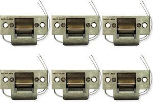Seco-Larm SD-991A-D1Q Pack of 6 Mini No-Cut Electric Door Strikes; Indoor Use, Converts Cylindrical Lock Sets Into an Electronic Access-Controlled Locking System, Stainless Steel Keeper Seco-Larm SD-991A-D1Q Pack of 6 Mini No-Cut Electric Door Strikes; Indoor Use, Converts Cylindrical Lock Sets Into an Electronic Access-Controlled Locking System, Stainless Steel Keeper
