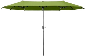 13 ft Large Double-Sided Patio Umbrella, Outdoor Umbrella, Lime 13 ft Large Double-Sided Patio Umbrella, Outdoor Umbrella, Lime