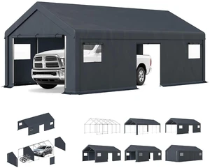 13x24ft Heavy Duty Carport Storage Sheds Portable Canopy 13x24ft Heavy Duty Carport Storage Sheds Portable Canopy