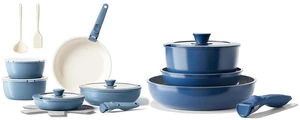 Redchef 21pcs Ceramic Pots and Pans Set Non Stick, Nonstick Kitchen Cookware Set with Detachable Handle, Non Toxic, PFAS PFOA & PTFE Free, RV Ceramic Cookware Set for Camping, Dishwasher/Oven Safe Redchef 21pcs Ceramic Pots and Pans Set Non Stick, Nonstick Kitchen Cookware Set with Detachable Handle, Non Toxic, PFAS PFOA & PTFE Free, RV Ceramic Cookware Set for Camping, Dishwasher/Oven Safe
