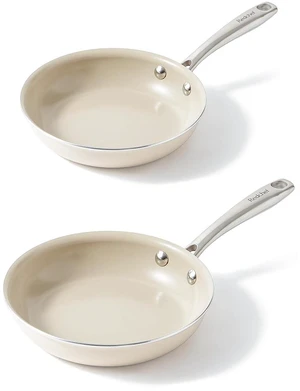 Redchef Ceramic Non Stick Egg Pans, Nonstick Frying Pan Skillet, 8, 9.5 inch Cooking Pan Non Toxic with Stay Cool Handle for Induction, PTFE & PFAS & PFOA Free, Dishwasher/Oven Safe Redchef Ceramic Non Stick Egg Pans, Nonstick Frying Pan Skillet, 8, 9.5 inch Cooking Pan Non Toxic with Stay Cool Handle for Induction, PTFE & PFAS & PFOA Free, Dishwasher/Oven Safe