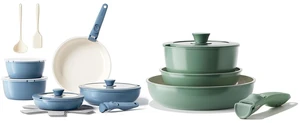 Redchef 21pcs Ceramic Pots and Pans Set Non Stick, Nonstick Kitchen Cookware Set with Detachable Handle, Non Toxic, PFAS PFOA & PTFE Free, RV Ceramic Cookware Set for Camping, Dishwasher/Oven Safe Redchef 21pcs Ceramic Pots and Pans Set Non Stick, Nonstick Kitchen Cookware Set with Detachable Handle, Non Toxic, PFAS PFOA & PTFE Free, RV Ceramic Cookware Set for Camping, Dishwasher/Oven Safe
