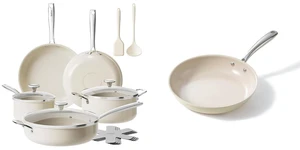 Redchef Ceramic Pots and Pans Set Non Stick, 15Pcs Kitchen Cookware Sets, Ceramic Non Stick Egg Pans, Nonstick Frying Pan Skillet, 8 Inch Cooking Pan Non Toxic, PFAS PFOA & PTFE Free Redchef Ceramic Pots and Pans Set Non Stick, 15Pcs Kitchen Cookware Sets, Ceramic Non Stick Egg Pans, Nonstick Frying Pan Skillet, 8 Inch Cooking Pan Non Toxic, PFAS PFOA & PTFE Free