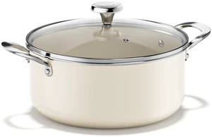 Redchef Ceramic Stock Pot with Lid, Soup Pot for All Stoves, 5 Qt Induction Cooking Pot for Soup Nonstick, Even Heating, Stay-Cool Handles, Oven/Dishwasher Safe, PTFE PFAS Free (Beige) Redchef Ceramic Stock Pot with Lid, Soup Pot for All Stoves, 5 Qt Induction Cooking Pot for Soup Nonstick, Even Heating, Stay-Cool Handles, Oven/Dishwasher Safe, PTFE PFAS Free (Beige)