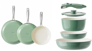 Redchef Ceramic Pots and Pans Set Non Stick, Nonstick Kitchen Cookware Sets, Non Toxic Pots and Pans Set Non Stick, PFAS PFOA & PTFE Free, Nonstick Frying Pans Set, Ceramic Pan Skillet, RV Cookware Redchef Ceramic Pots and Pans Set Non Stick, Nonstick Kitchen Cookware Sets, Non Toxic Pots and Pans Set Non Stick, PFAS PFOA & PTFE Free, Nonstick Frying Pans Set, Ceramic Pan Skillet, RV Cookware