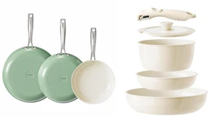 Redchef Ceramic Pots and Pans Set Non Stick, Nonstick Kitchen Cookware Sets, Non Toxic Pots and Pans Set Non Stick, PFAS PFOA & PTFE Free, Nonstick Frying Pans Set, Ceramic Pan Skillet, RV Cookware Redchef Ceramic Pots and Pans Set Non Stick, Nonstick Kitchen Cookware Sets, Non Toxic Pots and Pans Set Non Stick, PFAS PFOA & PTFE Free, Nonstick Frying Pans Set, Ceramic Pan Skillet, RV Cookware