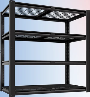 40" W Heavy Duty Garage Shelving 2200 LBS 4 Tier Storage Shelves 40" W Heavy Duty Garage Shelving 2200 LBS 4 Tier Storage Shelves