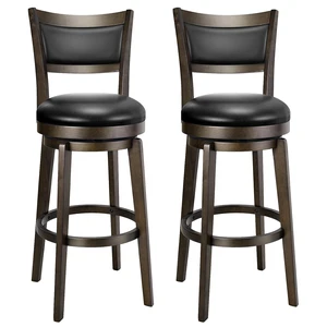 Swivel Bar Stools Set of 2, 30 Inch Bar Height Barstools Swivel Bar Stools Set of 2, 30 Inch Bar Height Barstools
