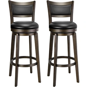 Swivel Bar Stools Set of 2, 34 Inch Extra Tall Bar Height Swivel Bar Stools Set of 2, 34 Inch Extra Tall Bar Height