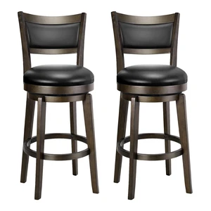 Swivel Bar Stools Set of 2, 26 Inch Counter Height Barstools Swivel Bar Stools Set of 2, 26 Inch Counter Height Barstools