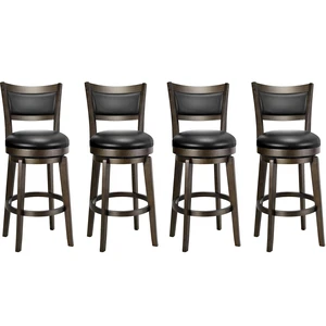 Swivel Bar Stools Set of 4, 26 Inch Counter Height Barstools Swivel Bar Stools Set of 4, 26 Inch Counter Height Barstools