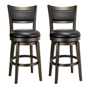 Swivel Bar Stools Set of 2, 24 Inch Counter Height Barstools Swivel Bar Stools Set of 2, 24 Inch Counter Height Barstools