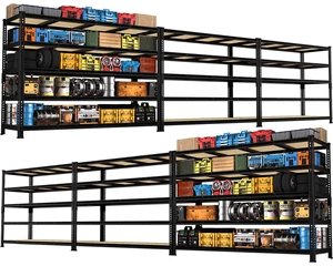 60" W X 24" D X 72" H Heavy Duty Garage Storage Shelves, 3000 LBS 60" W X 24" D X 72" H Heavy Duty Garage Storage Shelves, 3000 LBS