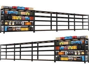 60" W X 24" D X 72" H Heavy Duty Garage Storage Shelves, 3000 LBS 60" W X 24" D X 72" H Heavy Duty Garage Storage Shelves, 3000 LBS