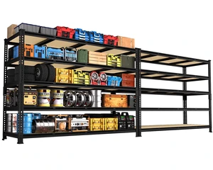 60" W X 24" D X 72" H Heavy Duty Garage Storage Shelves, 3000 LBS 60" W X 24" D X 72" H Heavy Duty Garage Storage Shelves, 3000 LBS
