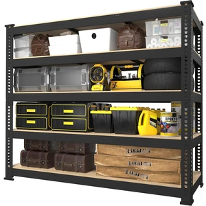 48" W x 18" D x 72" H Large Heavy Duty Storage Shelves for Garage 48" W x 18" D x 72" H Large Heavy Duty Storage Shelves for Garage