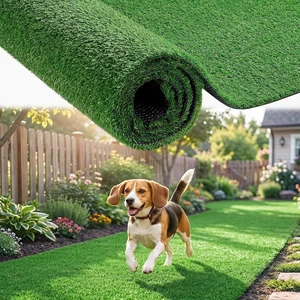 7 FT x 15 FT Artificial Grass Turf 2 PCS, 0.4" Pile Height 7 FT x 15 FT Artificial Grass Turf 2 PCS, 0.4" Pile Height
