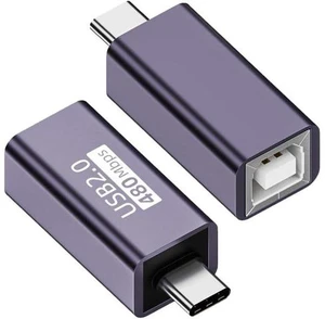 2 Pack USB C to USB B Adapter Type C to MIDI Convert Connector Type C Male to USB B Female Printer Adapter for Eectric Piano DAC Synthesizer DJ Controller Keyboard Printer (Straight) 2 Pack USB C to USB B Adapter Type C to MIDI Convert Connector Type C Male to USB B Female Printer Adapter for Eectric Piano DAC Synthesizer DJ Controller Keyboard Printer (Straight)