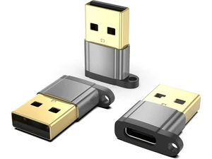 USB-A to USB-C Adapter 3-Pack Gold-Plated USB Type C to USB A Converter Compatible with Apple iPhone 15 Pro/Max iPad CarPlay USB C to A Adaptor for Car USB-A to USB-C Adapter 3-Pack Gold-Plated USB Type C to USB A Converter Compatible with Apple iPhone 15 Pro/Max iPad CarPlay USB C to A Adaptor for Car