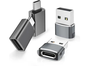USB Flash Drive Adapter to USB C 4-Pack Type C Flash Drive Adapter Thunderbolt 4 to Type A OTG Converter for Apple iPhone 16 15 Max MacBook Pro/Air Mac iPad Pro Samsung Galaxy S24 PC iWatch 10 USB Flash Drive Adapter to USB C 4-Pack Type C Flash Drive Adapter Thunderbolt 4 to Type A OTG Converter for Apple iPhone 16 15 Max MacBook Pro/Air Mac iPad Pro Samsung Galaxy S24 PC iWatch 10