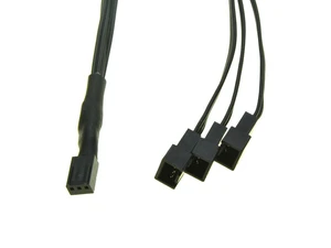 12V 3Pin Fan PWM 1 to 3 way Power supply Extension Cable Y Splitter Port Multiplier Computer PC Cooling 22AWG wire 12V 3Pin Fan PWM 1 to 3 way Power supply Extension Cable Y Splitter Port Multiplier Computer PC Cooling 22AWG wire