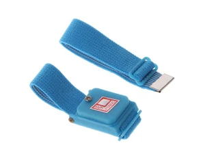 Blue Anti Static Wrist Strap Cordless Bracelet Wireless Adjustable Electrostatic ESD Discharge Cable Wristband Blue Anti Static Wrist Strap Cordless Bracelet Wireless Adjustable Electrostatic ESD Discharge Cable Wristband