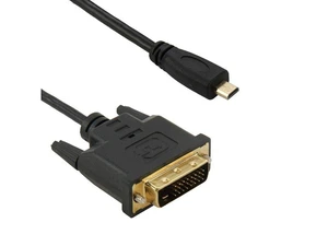 Premium High Speed Micro HDMI-compatible to DVI 24+1 Pin Cable Male to Male for HD Quality Video Transmission Premium High Speed Micro HDMI-compatible to DVI 24+1 Pin Cable Male to Male for HD Quality Video Transmission