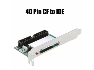 40 Pin CF To IDE Compact Flash Card Adapter Bootable Computer Accessories IDE Converter Card For Laptop PCI Bracket Back Panel 40 Pin CF To IDE Compact Flash Card Adapter Bootable Computer Accessories IDE Converter Card For Laptop PCI Bracket Back Panel