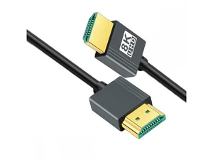 HDMI 8K to HDMI 2.1 Ultra Soft High Flex HDTV Cable Hyper Super Flexible Cord High Speed Type-A Male to Male for Computer HDTV (0.5m) HDMI 8K to HDMI 2.1 Ultra Soft High Flex HDTV Cable Hyper Super Flexible Cord High Speed Type-A Male to Male for Computer HDTV (0.5m)