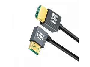 Right Angled HDMI 8K to HDMI 2.1 Ultra Soft High Flex HDTV Cable Hyper Super Flexible Cord 90 Degree High Speed Type-A Male to Male for Computer HDTV (0.5m) Right Angled HDMI 8K to HDMI 2.1 Ultra Soft High Flex HDTV Cable Hyper Super Flexible Cord 90 Degree High Speed Type-A Male to Male for Computer HDTV (0.5m)