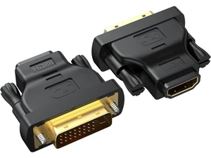 DVI to HDMI Adapter 2-Pack Bidirectional Female HDMI to DVI-D(24+1) Male Adapter with Gold-Plated for Computer Monitor Projector TV PS3/4/5 Nintendo Switch and More DVI to HDMI Adapter 2-Pack Bidirectional Female HDMI to DVI-D(24+1) Male Adapter with Gold-Plated for Computer Monitor Projector TV PS3/4/5 Nintendo Switch and More