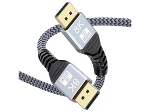 8K DisplayPort Cable 8FT DP Cable Display Port to Display Port 1.4 8 Feet (8K@60Hz 4K@144Hz 2K@240Hz 32.4Gbps Dynamic HDR 3D HDCP2.2) for Monitor Graphics Card PC Laptop 8K DisplayPort Cable 8FT DP Cable Display Port to Display Port 1.4 8 Feet (8K@60Hz 4K@144Hz 2K@240Hz 32.4Gbps Dynamic HDR 3D HDCP2.2) for Monitor Graphics Card PC Laptop