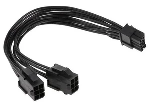 20cm 18AWG PCI-E Double 6 Pin to 8 Pin Graphics Card Modular Power Cable 20cm 18AWG PCI-E Double 6 Pin to 8 Pin Graphics Card Modular Power Cable