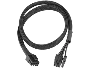 PCIe Cable 8 Pin to 6+2 Pin GPU Power Extension - 65CM 18AWG Modular PSU Cable for C orsair, Thermaltake, ARESGAME Power Supply PCIe Cable 8 Pin to 6+2 Pin GPU Power Extension - 65CM 18AWG Modular PSU Cable for C orsair, Thermaltake, ARESGAME Power Supply