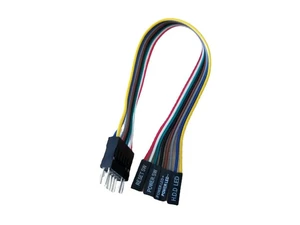 8Pin Power Switch DuPont Adapter Cable for ATX Motherboard to PC Host Case Front Panel 20cm 8Pin Power Switch DuPont Adapter Cable for ATX Motherboard to PC Host Case Front Panel 20cm
