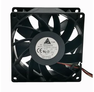 delta 9038 FFB0912EHE DC 12V 1.5A violent pressurized double ball fan delta 9038 FFB0912EHE DC 12V 1.5A violent pressurized double ball fan