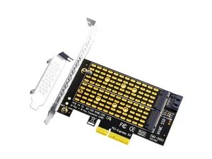 PCIE 4.0 To M2/M.2 Adapter SATA M.2 SSD PCIE Adapter NVME/M2 PCIE Adapter SSD M2 To SATA PCI-E Card M Key +B Key-AB01 PCIE 4.0 To M2/M.2 Adapter SATA M.2 SSD PCIE Adapter NVME/M2 PCIE Adapter SSD M2 To SATA PCI-E Card M Key +B Key-AB01