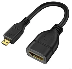 Micro HDMI-compatible Cable Male To HDMI-compatible HD Female Adapter Convertor Micro-HDMI to HDMI-compatible Extension Cable Micro HDMI-compatible Cable Male To HDMI-compatible HD Female Adapter Convertor Micro-HDMI to HDMI-compatible Extension Cable
