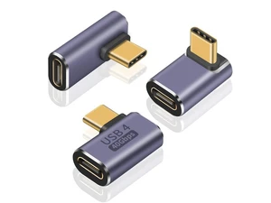 USB C 90 Degree Adapter 3 Style,100W Charging, 40Gbps Data, 8K@60Hz Video, USB C Right Angle Adapter Thunderbolt 4 Type C Extender for Laptop, Switch, Steam Deck, MacBook, Mobile Phone USB C 90 Degree Adapter 3 Style,100W Charging, 40Gbps Data, 8K@60Hz Video, USB C Right Angle Adapter Thunderbolt 4 Type C Extender for Laptop, Switch, Steam Deck, MacBook, Mobile Phone