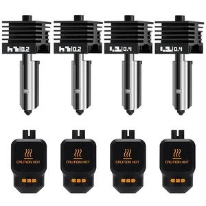 4Pack 0.2mm/0.4mm P2S Hotend for Bambu Lab P2S/X2D/H2D/H2S/H2C/A1/A2L 4Pack 0.2mm/0.4mm P2S Hotend for Bambu Lab P2S/X2D/H2D/H2S/H2C/A1/A2L