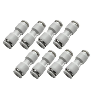 8 PCS PTFE Tube Connector for Flashforge Creator 5/C5,PU4 Bowden Tube Coupler Male Straight Pushin Filament Feed Adapter,360° Rotatable LeakProof for Bambu Lab A1 P2S P1P P1S X1 X1C H2 Series 8 PCS PTFE Tube Connector for Flashforge Creator 5/C5,PU4 Bowden Tube Coupler Male Straight Pushin Filament Feed Adapter,360° Rotatable LeakProof for Bambu Lab A1 P2S P1P P1S X1 X1C H2 Series
