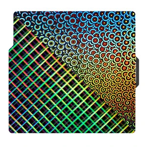 Smooth Kaleidoscope+Smooth Skynet Build Plate for Bambu Lab P2S/A1/X1C/X1/X1E/P1P/P1S 3D Printer, Upgraded H1H Build Plate for Bambu 3D Printers, 257x257mm Flexible Spring Steel Sheet Plate Smooth Kaleidoscope+Smooth Skynet Build Plate for Bambu Lab P2S/A1/X1C/X1/X1E/P1P/P1S 3D Printer, Upgraded H1H Build Plate for Bambu 3D Printers, 257x257mm Flexible Spring Steel Sheet Plate