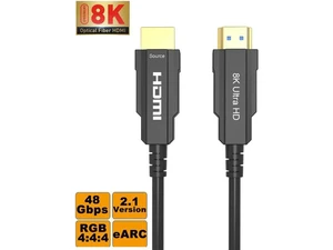 4K HDMI 120Hz Fiber Optic Cable, Ultra HD 8K HDMI Monitor Video Cable Supports 7680x4320, 48Gbps, 3D for PS4 SetTop Box HDTVs Projectors (10m 33ft ) 4K HDMI 120Hz Fiber Optic Cable, Ultra HD 8K HDMI Monitor Video Cable Supports 7680x4320, 48Gbps, 3D for PS4 SetTop Box HDTVs Projectors (10m 33ft )